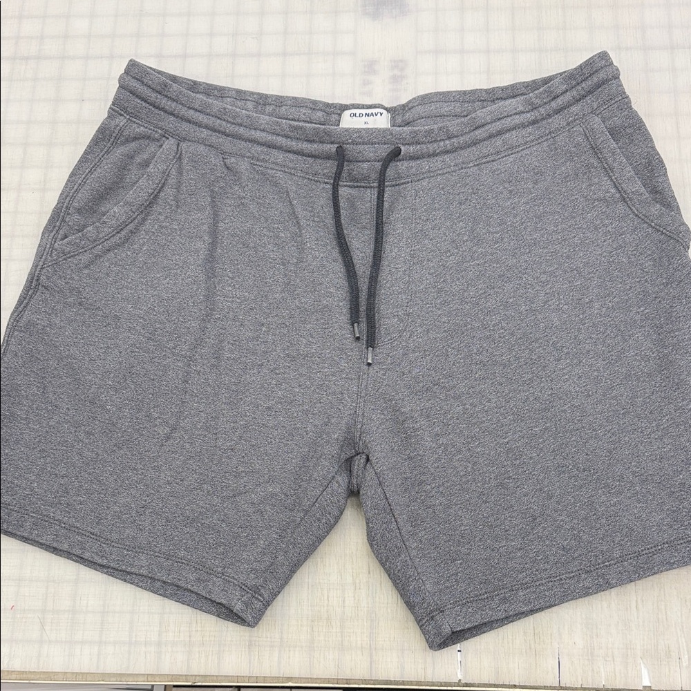 Old Navy Men’s Heather Gray Athletic Drawstring Shorts XL